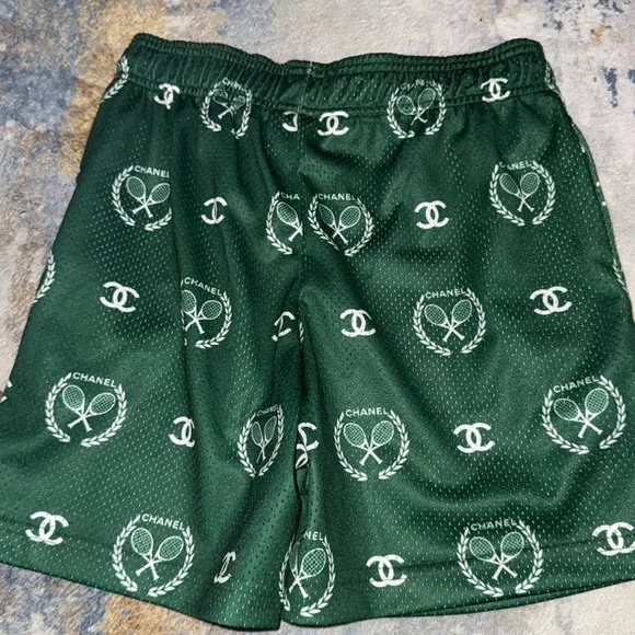 Chanel x Wolves ( New) collaboration shorts with all over print